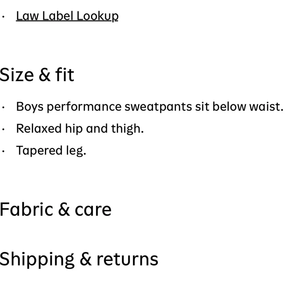 NWT Old Navy Techie Fleece Go Dry Sweatpants Black Size XL (12)